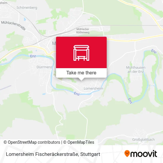 Карта Lomersheim Fischeräckerstraße