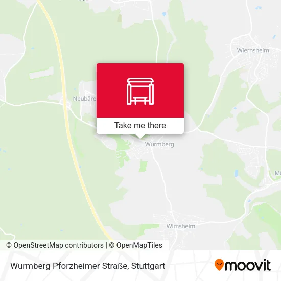Карта Wurmberg Pforzheimer Straße