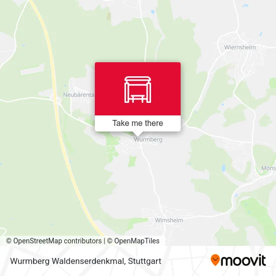 Карта Wurmberg Waldenserdenkmal
