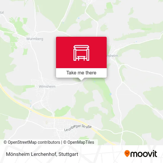 Mönsheim Lerchenhof map