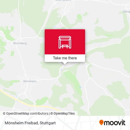 Карта Mönsheim Freibad