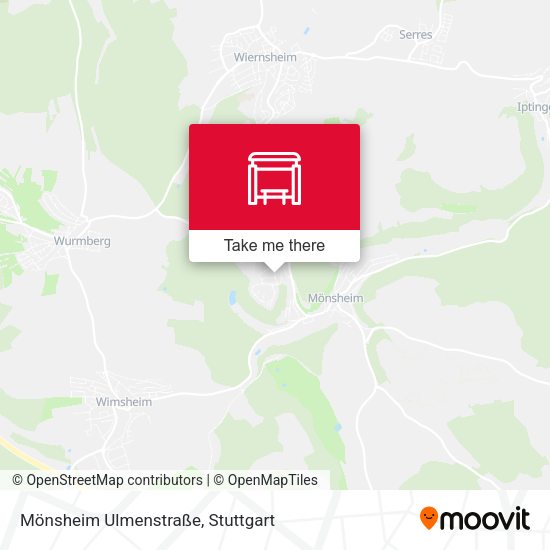 Карта Mönsheim Ulmenstraße