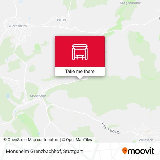 Mönsheim Grenzbachhof map