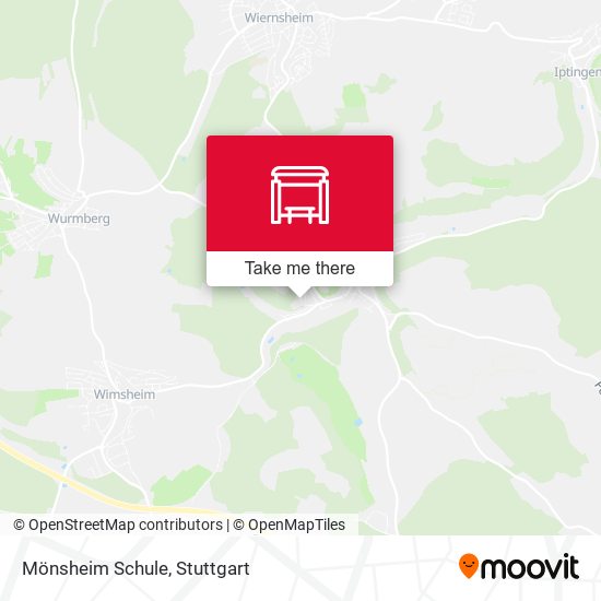 Mönsheim Schule map