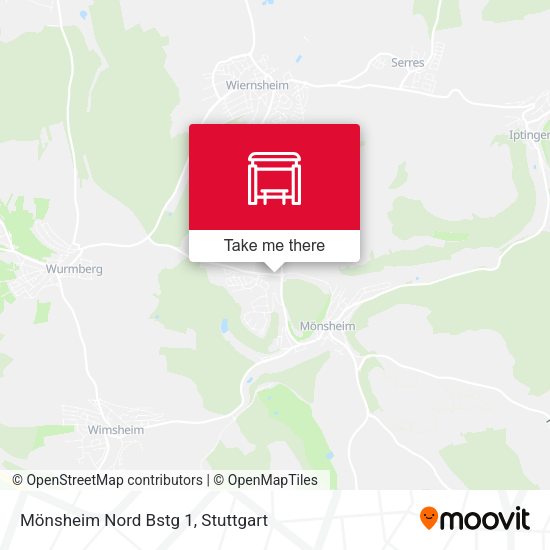 Mönsheim Nord Bstg 1 map