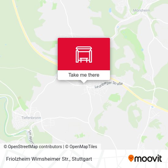 Карта Friolzheim Wimsheimer Str.