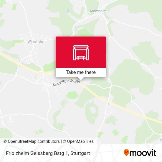 Friolzheim Geissberg Bstg 1 map
