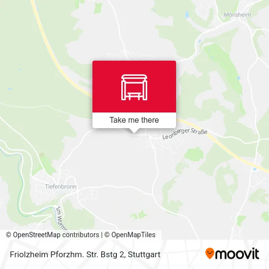Карта Friolzheim Pforzhm. Str. Bstg 2