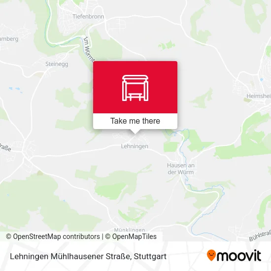 Карта Lehningen Mühlhausener Straße