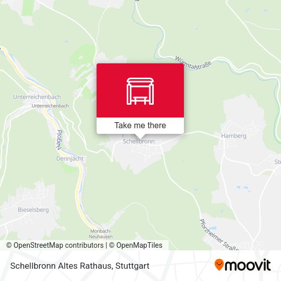 Schellbronn Altes Rathaus map