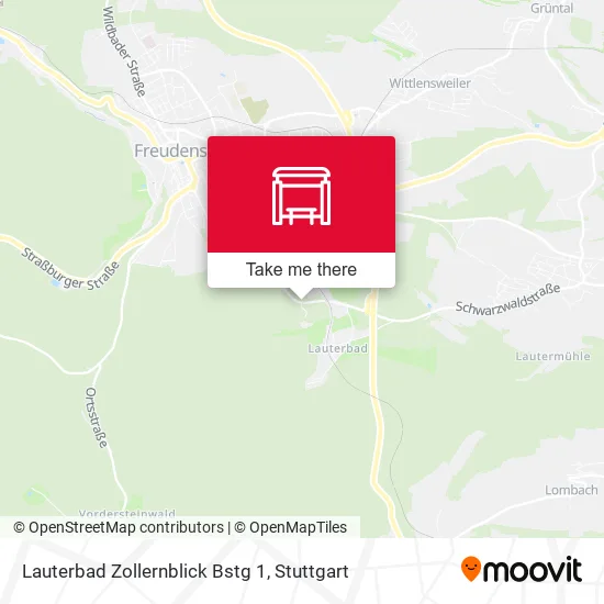 Карта Lauterbad Zollernblick Bstg 1