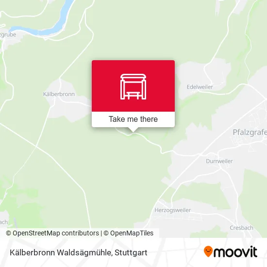 Карта Kälberbronn Waldsägmühle