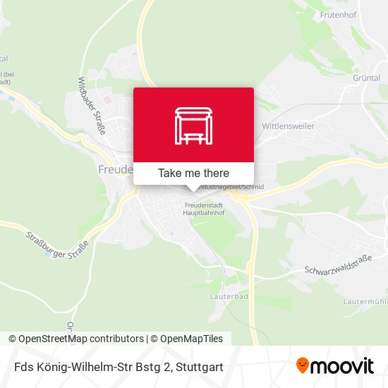 Fds König-Wilhelm-Str Bstg 2 map