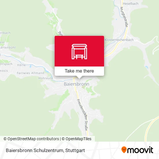Карта Baiersbronn Schulzentrum