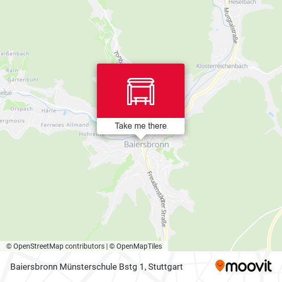 Baiersbronn Münsterschule Bstg 1 map