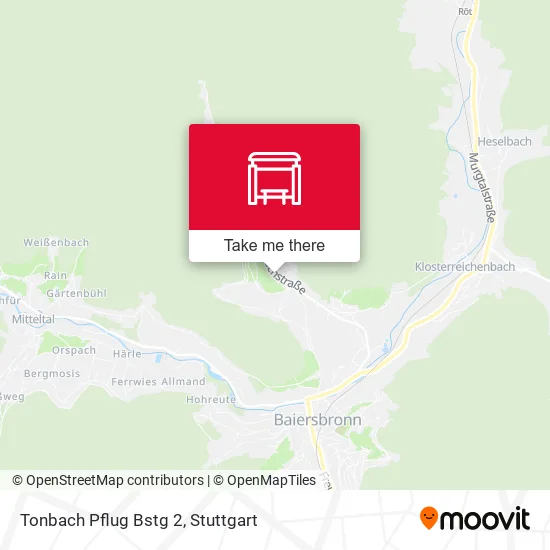 Карта Tonbach Pflug Bstg 2