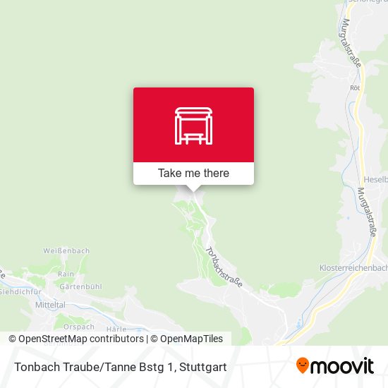 Tonbach Traube/Tanne Bstg 1 map