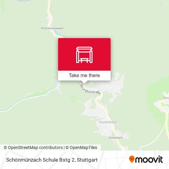 Schönmünzach Schule Bstg 2 map