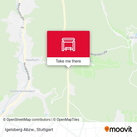 Карта Igelsberg Abzw.
