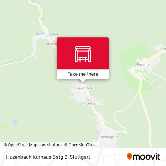 Huzenbach Kurhaus Bstg 2 map