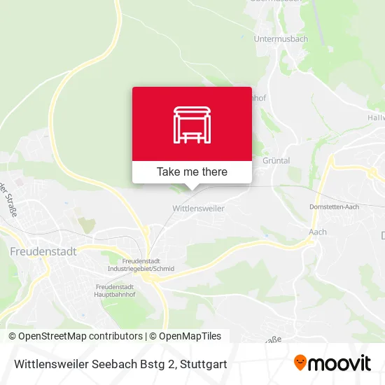 Карта Wittlensweiler Seebach Bstg 2