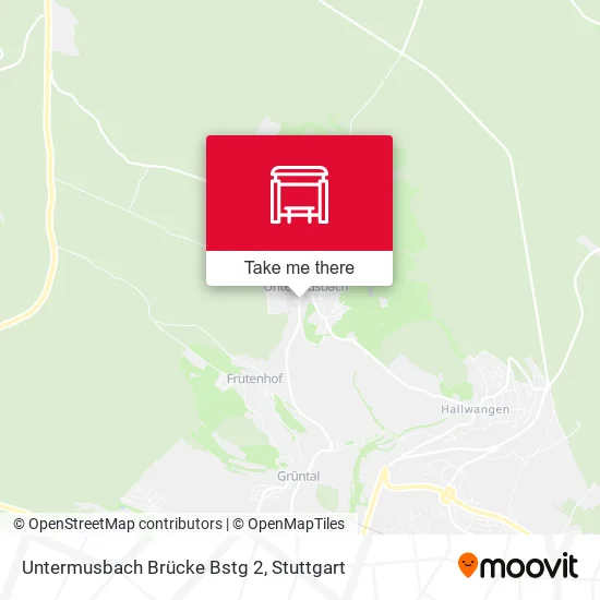 Карта Untermusbach Brücke Bstg 2