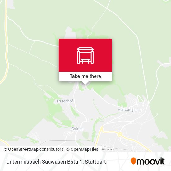 Untermusbach Sauwasen Bstg 1 map