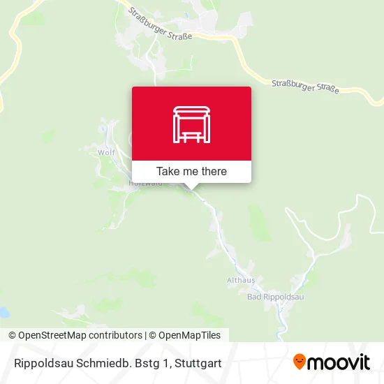 Карта Rippoldsau Schmiedb. Bstg 1