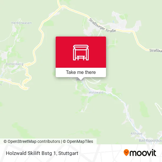 Карта Holzwald Skilift Bstg 1