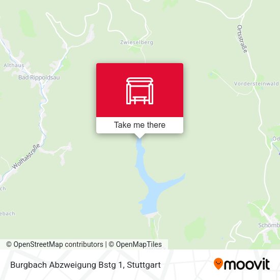 Burgbach Abzweigung Bstg 1 map