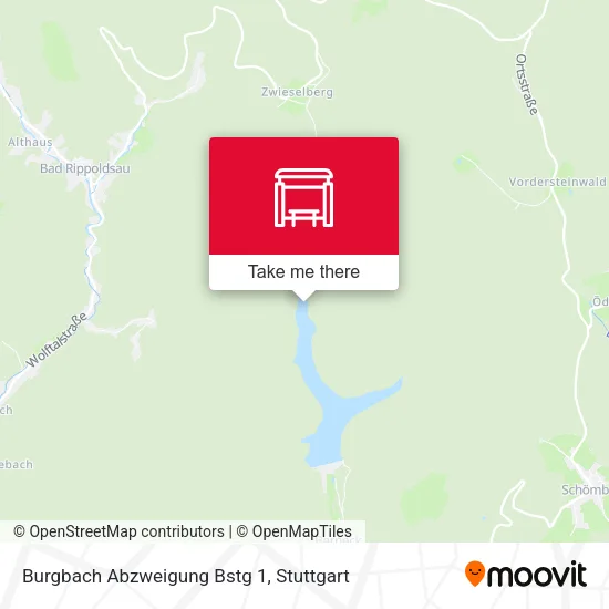 Карта Burgbach Abzweigung Bstg 1