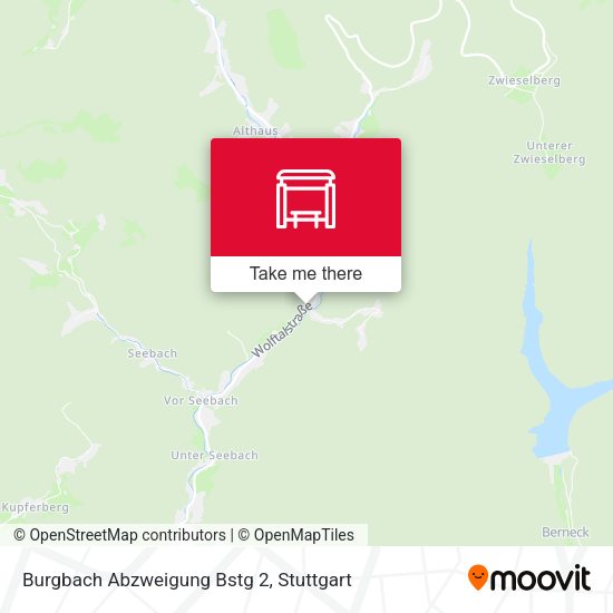 Карта Burgbach Abzweigung Bstg 2