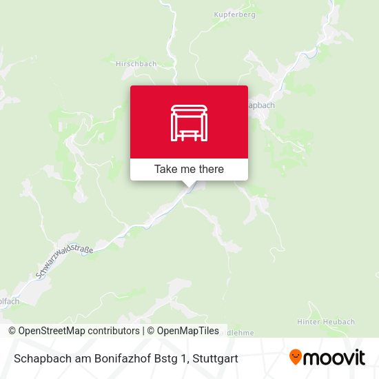Schapbach am Bonifazhof Bstg 1 map