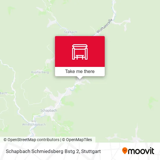 Карта Schapbach Schmiedsberg Bstg 2