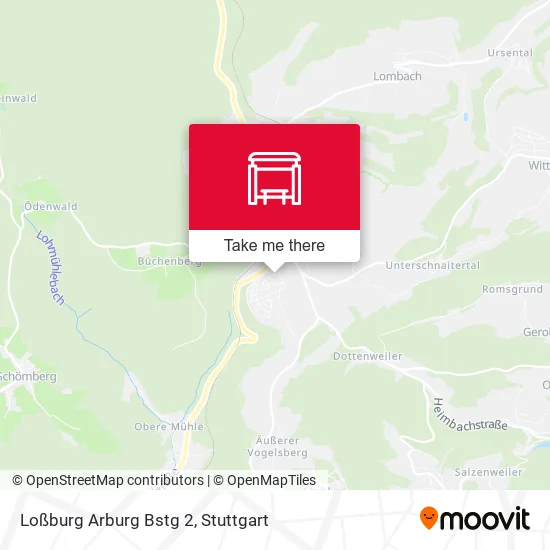 Карта Loßburg Arburg Bstg 2