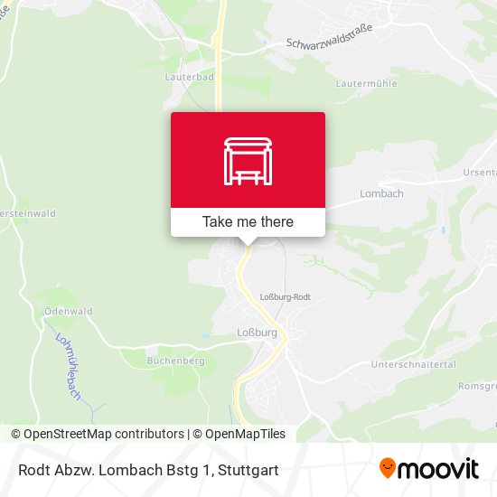 Карта Rodt Abzw. Lombach Bstg 1