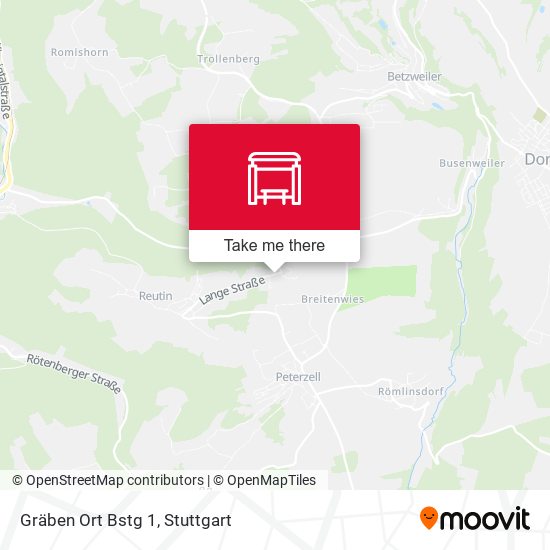 Gräben Ort Bstg 1 map