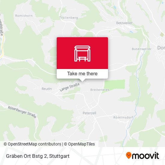 Карта Gräben Ort Bstg 2