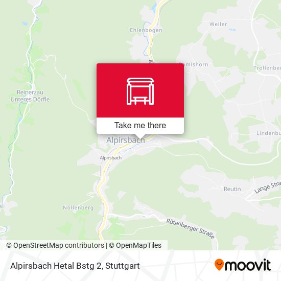 Alpirsbach Hetal Bstg 2 map