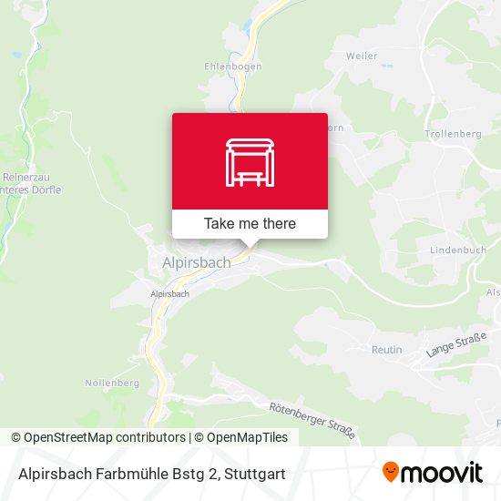 Alpirsbach Farbmühle Bstg 2 map