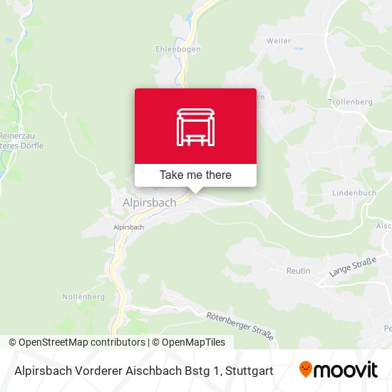 Alpirsbach Vorderer Aischbach Bstg 1 map