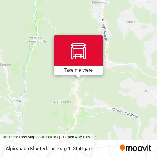 Карта Alpirsbach Klosterbräu Bstg 1