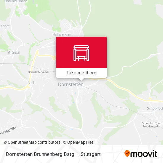 Карта Dornstetten Brunnenberg Bstg 1