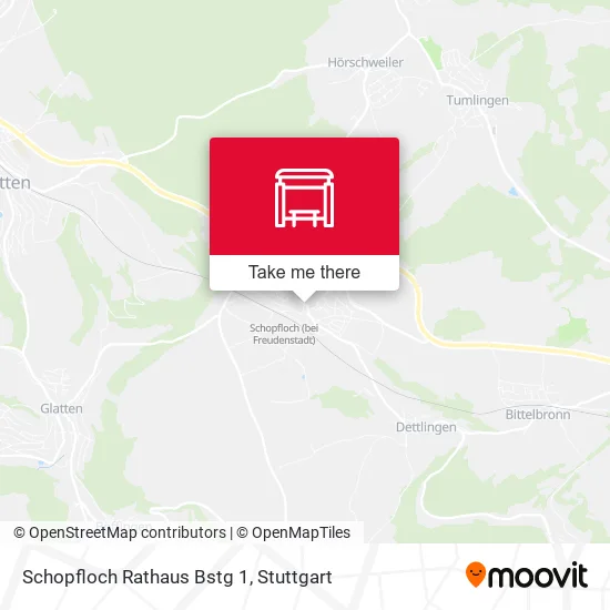 Карта Schopfloch Rathaus Bstg 1