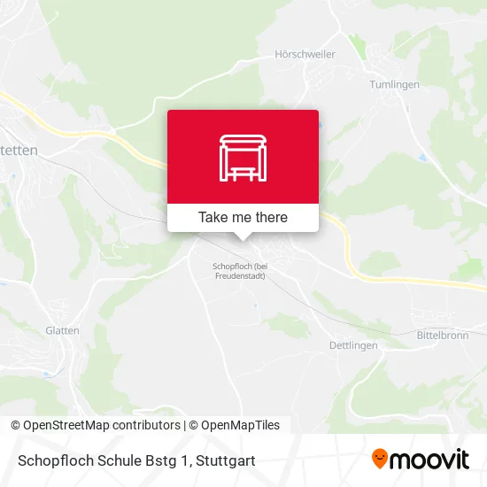 Карта Schopfloch Schule Bstg 1