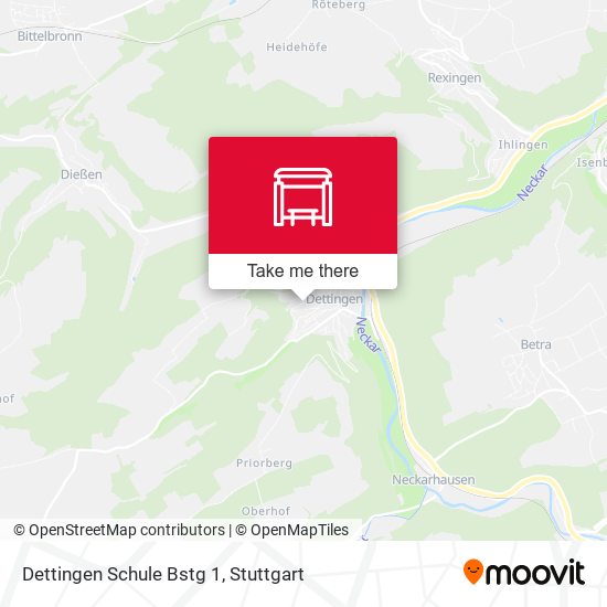 Карта Dettingen Schule Bstg 1