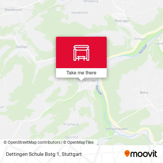 Карта Dettingen Schule Bstg 1