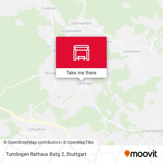 Tumlingen Rathaus Bstg 2 map
