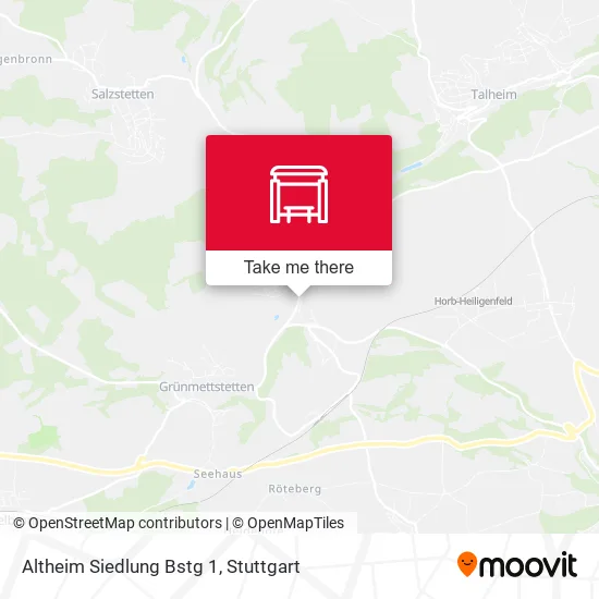 Карта Altheim Siedlung Bstg 1