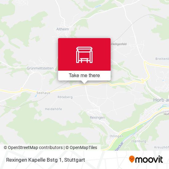 Rexingen Kapelle Bstg 1 map